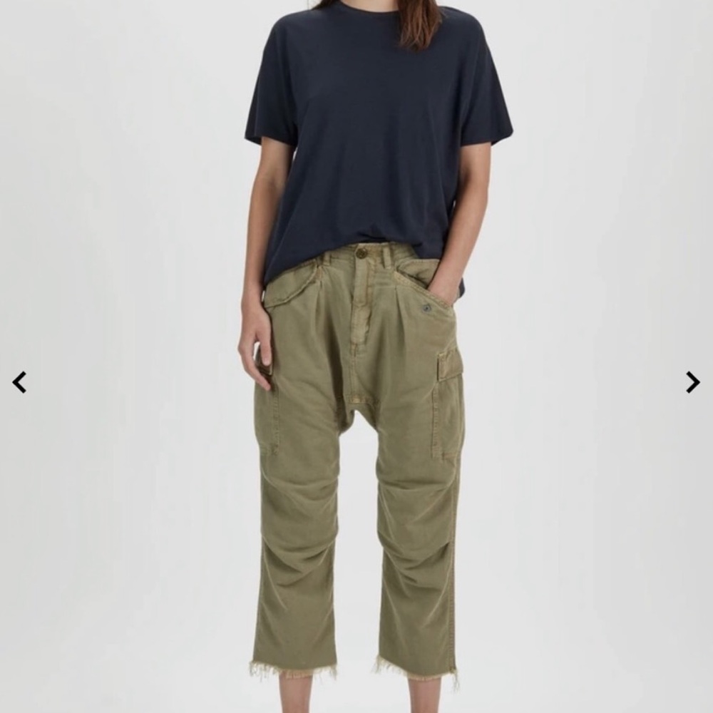 R13 Hemp Cargo Harem Size 27